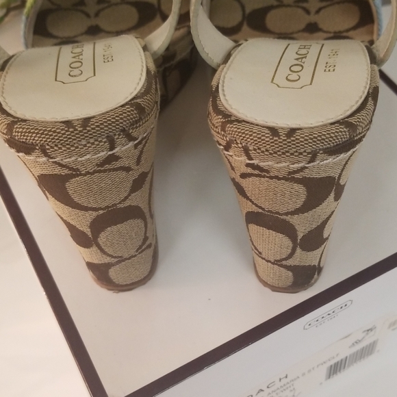 Coach shoes wedges Size 7 - Picture 3 of 5
